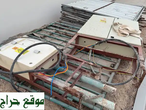 عداد كهرباء مؤقت مع صندوقه - شبه جديد - سعر مغرٍ!