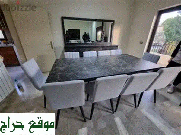 طقم غرفة سفرة فاخر: أناقة لاميكا تُضفي سحراً على منزلك!