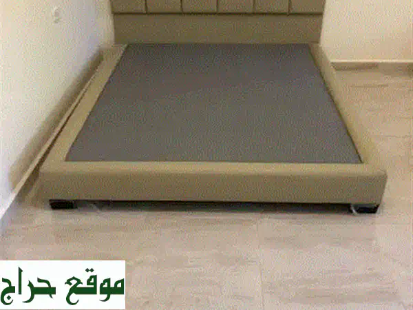 تخت مجوز منجد فاخر مع فرشة طبية - نوم مريح بـ 475$ فقط! توصيل مجاني!