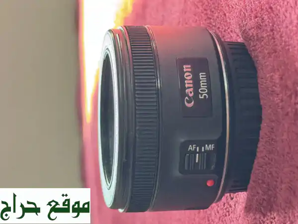 عدسة كانون 50mm f/1.8 STM EF -  حالة ممتازة!  وفر المال...