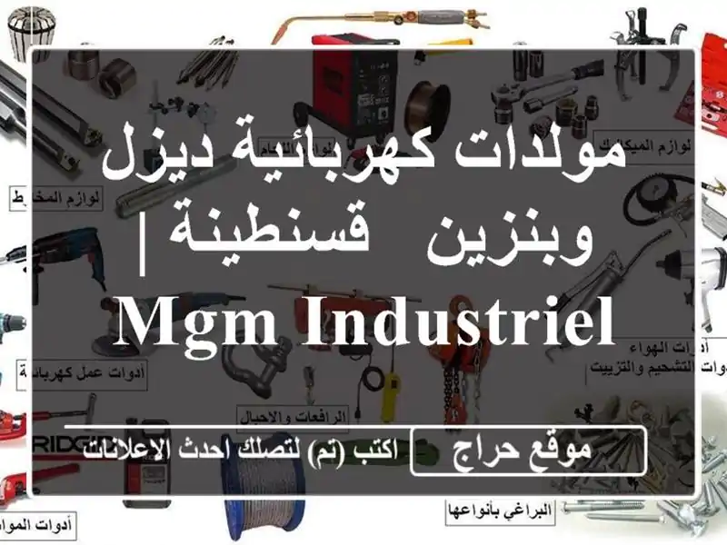 مولدات كهربائية ديزل وبنزين - قسنطينة | MGM-Industriel