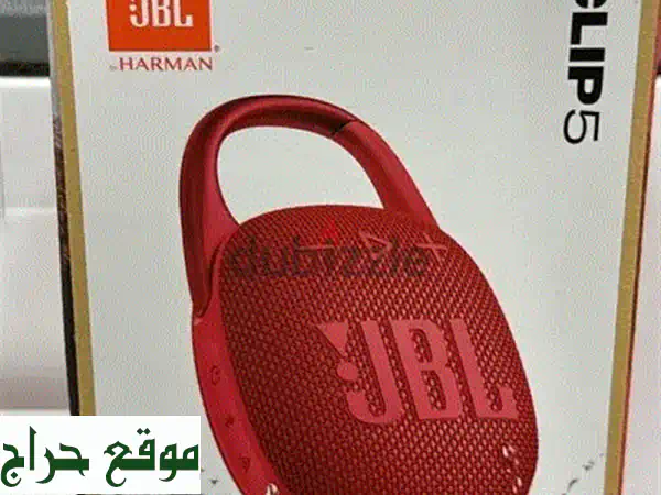 JBL Clip 5 أحمر - صوت قوي في جيبك! توصيل لجميع أنحاء لبنان