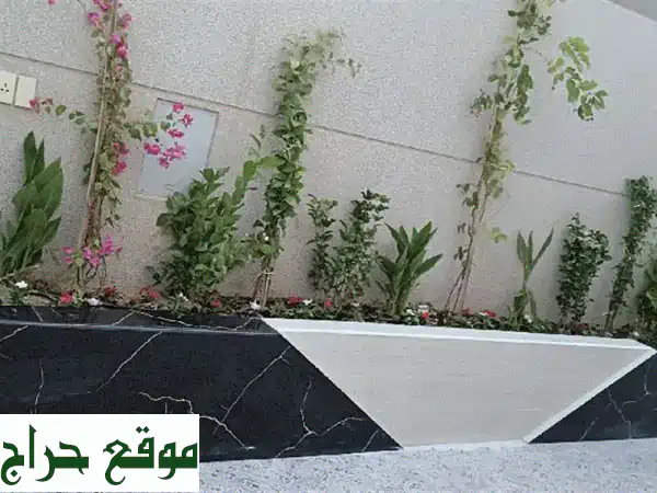 تنسيق حدائق زراعة العشب الطبيعي وشبكات الري...