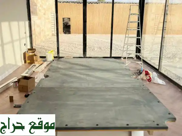 طاولة بلياردو رخام فاخرة 9 قدم - توصيل وتركيب مجاني!