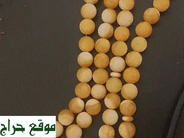 مسبحة كهرمان بولوني قديمة أصيلة (45 غرام) - قطعة...