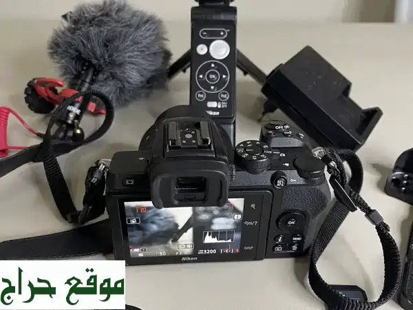 كاميرا نيكون Z50 احترافية + ملحقات كاملة! ضمان حتى يناير 2026