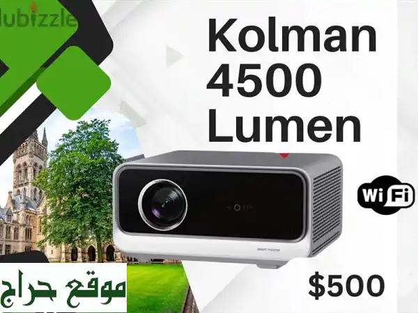 Kolman LEDu002 FProjector 4500 Lumens