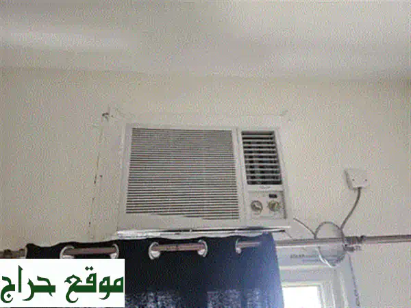 مكيف شباك بيرل 2.5 طن مستعمل -  سعر مغرٍ + تركيب وتوصيل مجاني!