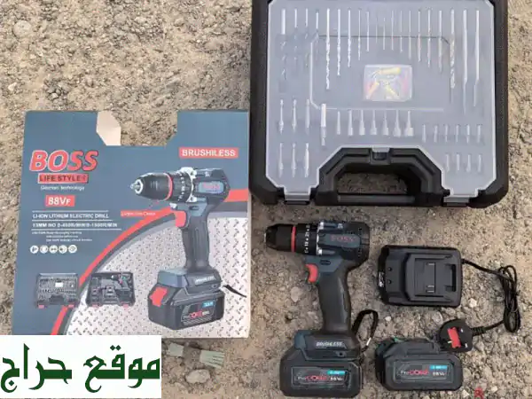 مثقاب لاسلكي Boss Heavy Duty: قوة احترافية في يديك!...