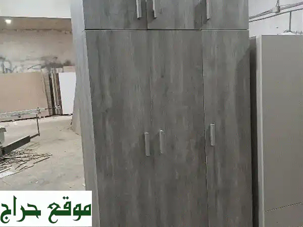خزانة 3 درف طابقين جديد