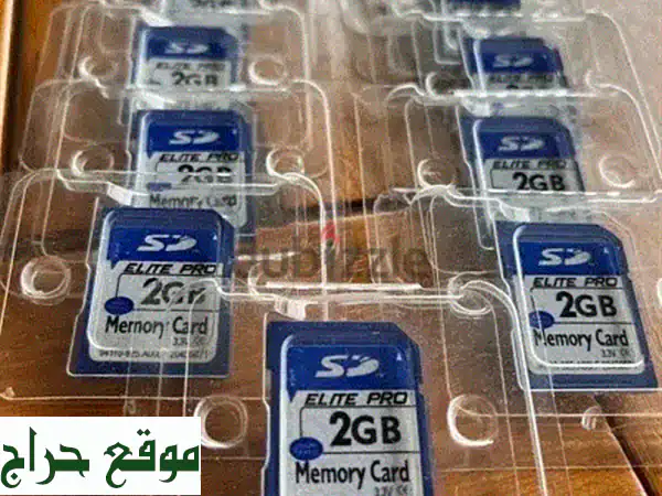 بطاقات ذاكرة SD عالية السرعة بسعة 2 جيجابايت -...