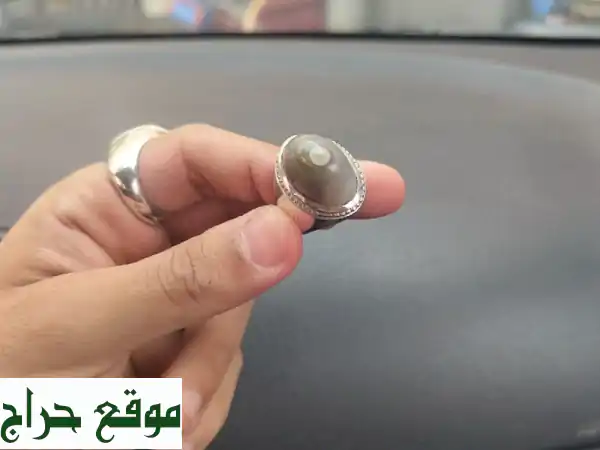 خواتم فاخرة: حجر سليماني هندي على خاتم إيراني فاخر...