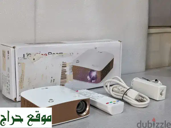 سينما منزلية متنقلة! جهاز عرض LG CineBeam LED مع بطارية...
