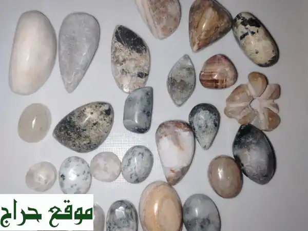 كنز من 25 جوهرة نادرة: عقيق، ياقوت، جاسبر، ودرّ -...