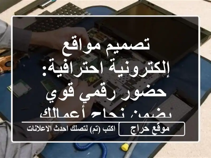 تصميم مواقع إلكترونية احترافية:  حضور رقمي قوي...