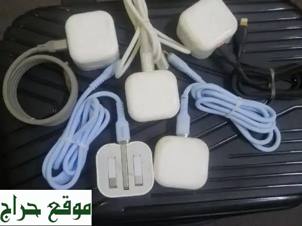 شحن سريع وآمن لهاتفك! ⚡ فيش آيفون 65 وات + وصلة حرارية أصلية (9 قطع متوفرة)