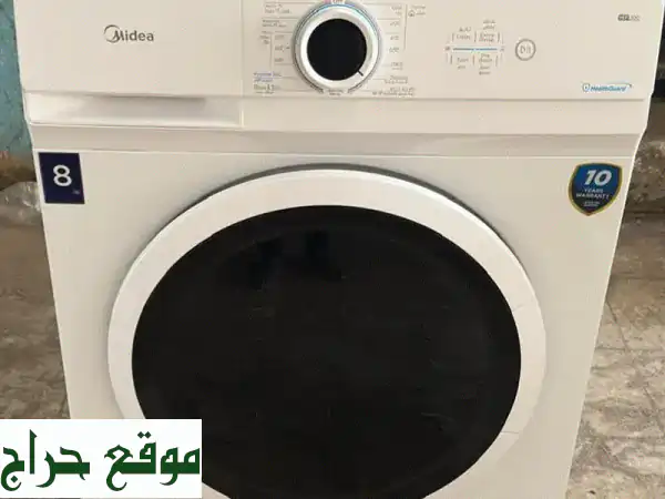 غسالة ميديا ٨ كيلو أمامية أوتوماتيكية - نظيفة و...