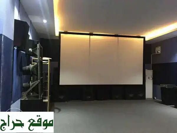 شاشة عرض عملاقة 150 بوصة (3.4م × 2.5م) - فرصة ذهبية! فقط 6...