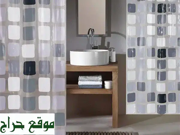 shower curtain with rings
