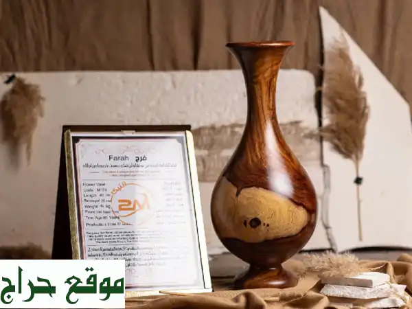 تحف من الخشب الطبيعي من أرقى أنواع الشجر على...