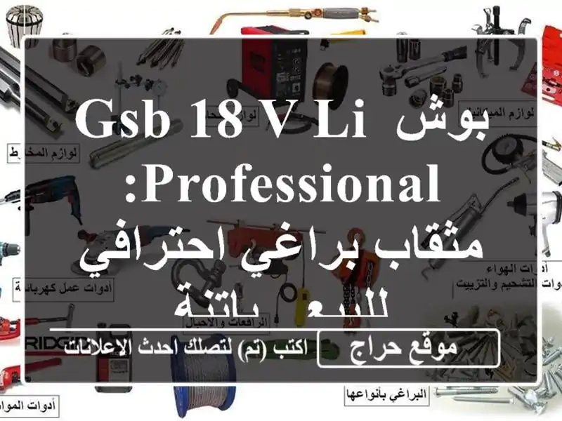 بوش GSB 18 V-LI Professional: مثقاب/براغي احترافي للبيع - باتنة
