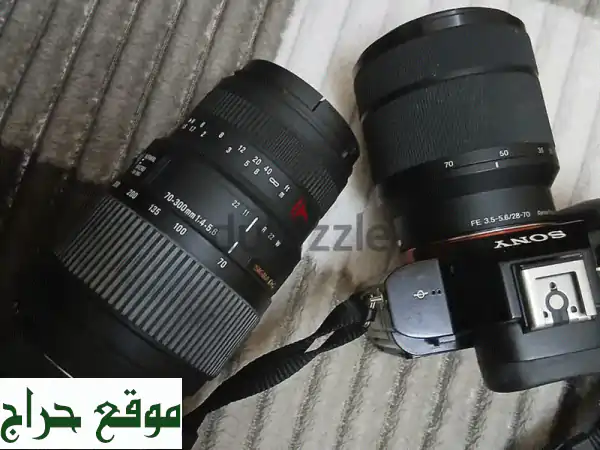 كاميرا سوني ألفا α7 IV + 3 عدسات + محول:  عالم من الإبداع في متناول يديك!