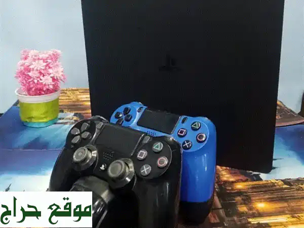 بلايستيشن 4 سليم بحالة ممتازة + هدايا! (170 دينار...