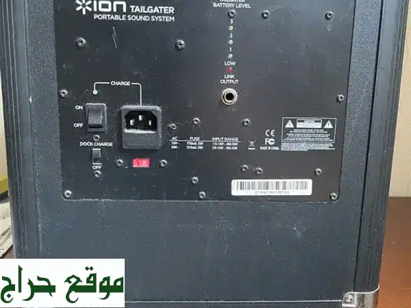 مكبر صوت محمول احترافي ION Tailgater - حفلاتك، عروضك، موسيقاك في أي مكان!