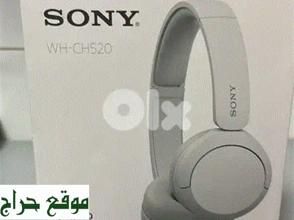 سماعة رأس Sony WH-CH520 بيج - صوت استثنائي، راحة فائقة، توصيل سريع في لبنان!