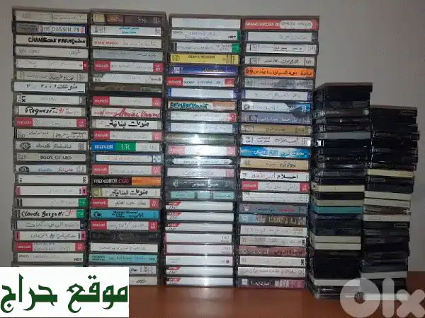 150 Cassettes arabic and french varieties.