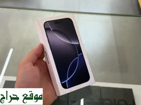 آيفون 16 برو ماكس ٥١٢ جيجا - أسود - جديد ومختوم...