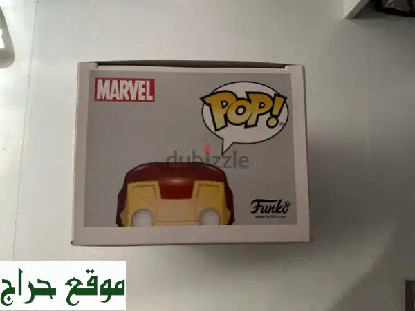 funko pop marvel: كابتن أمريكا الحرب الأهلية - ايرون مان - نسخة نادرة بحالة ممتازة!