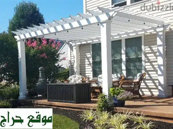 تصميم وتصنيع وتركيب بيرولات أنيقة وعملية - تحويل حديقتك إلى جنة!