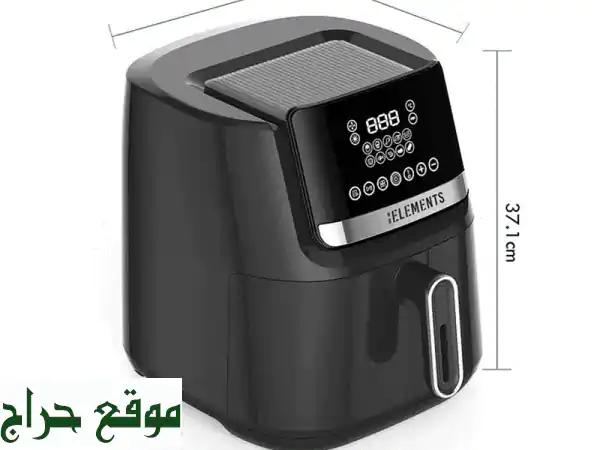 مقلاة هوائية رقمية 6.5 لتر - قليل الزيت، أطباق...