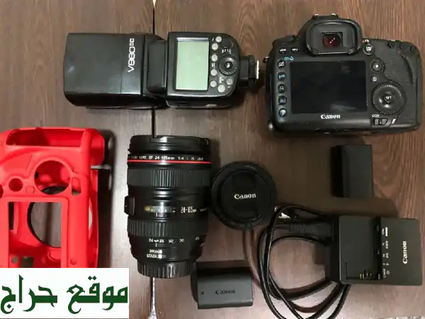كاميرا Canon 5D Mark III احترافية + معدات - فرصة لا تُفوّت!