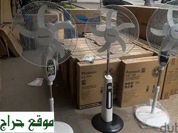 مروحة سقف قابلة للشحن JTC 18 بوصة - 2 بطارية -  راحة فائقة وهدوء تام!