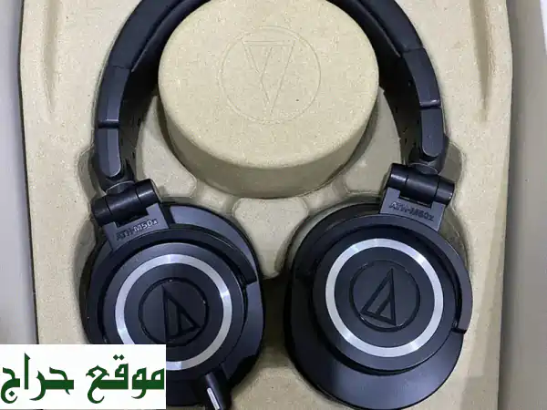 سماعات Audio-Technica ATH-m50x الأصلية - تجربة صوتية استثنائية!