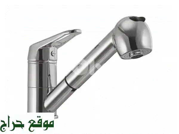 خلاط حوض المطبخ سحب (Keller) - كروم لامع، جودة عالية، جديد!