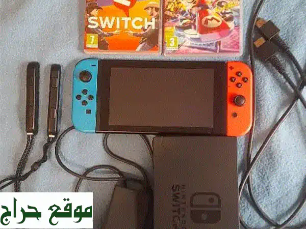 نينتندو سوتش مستعمل بحالة ممتازة + ألعاب وملحقات!