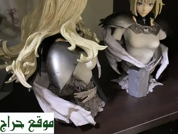 تمثالان تيريزا و كلير من أنمي كليمور - إصدار محدود فاخر!