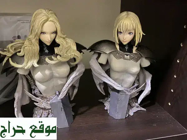 تمثالان تيريزا و كلير من أنمي كليمور - إصدار محدود فاخر!