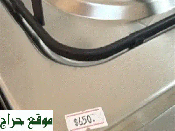 فرن غاز كامبو ماتيك سوبر شيف الأبيض الفولاذي - عرض لا يُفوّت!