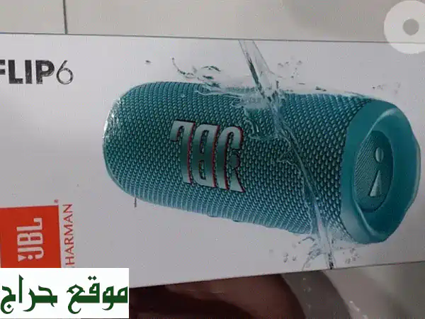 JBL Flip 6 Teal: سماعات بلوتوث صغيرة الحجم، صوت ضخم!...