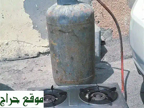 طقم بوتاجاز نادر كامل مع أسطوانة غاز ممتلئة - عرض...