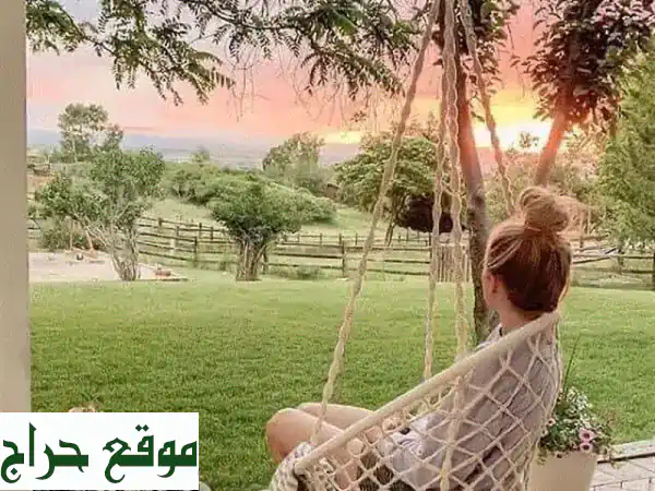 استرخِ وارتاح مع مرجوحة سلة قطنية فاخرة - متعة لا تُقاوم!