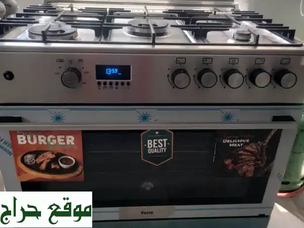 فرصة ذهبية! طباخ غاز 6 عيون (يو كي) بحالة ممتازة -...