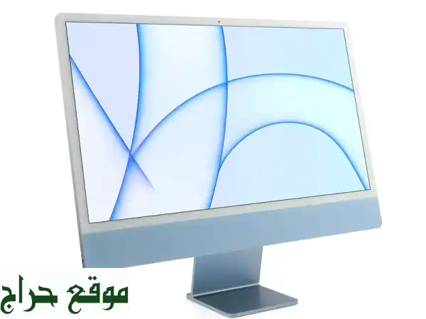 للبيعIMac Pro 24 inch M1u002 F256 SSDu002 F8 GB ram مستعمل كالجديد لون أزرق