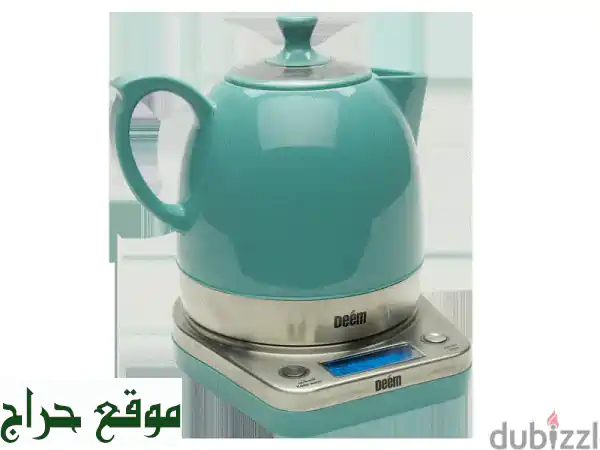 غليان سريع وآمن مع بريق الكرك الكهربائي الفيروزي! ✨