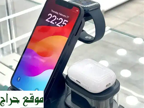 شحن لاسلكي 5 في 1:  قل وداعاً للفوضى، ومرحباً بالراحة! ✨