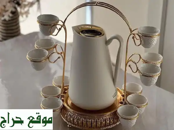 قهوة عربية أصيلة مع طقم دلة فاخر - توصيل مجاني!